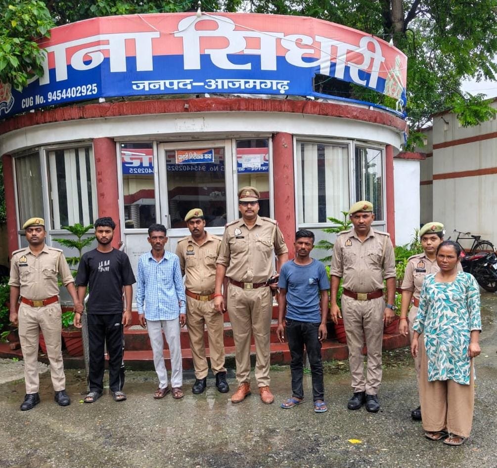 पुलिस मुठभेड़: कामोत्तजक दवा, तंत्र मंत्र का झांसा देने वाले अंतर्राज्यीय टप्पेबाज गैंग का सरगना गोली लगने से घायल, 4 साथी गिरफ्तार